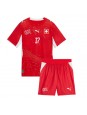 Schweiz Ruben Vargas #17 Heimtrikotsatz für Kinder WM 2026 Kurzarm (+ Kurze Hosen)